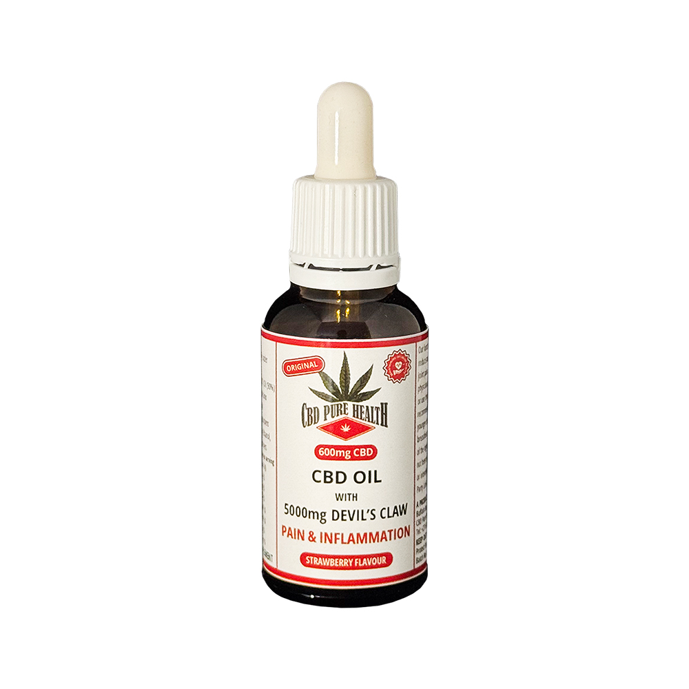 CBD Pure Health - CBD Oil with Devil's Claw Pain & Inflammation