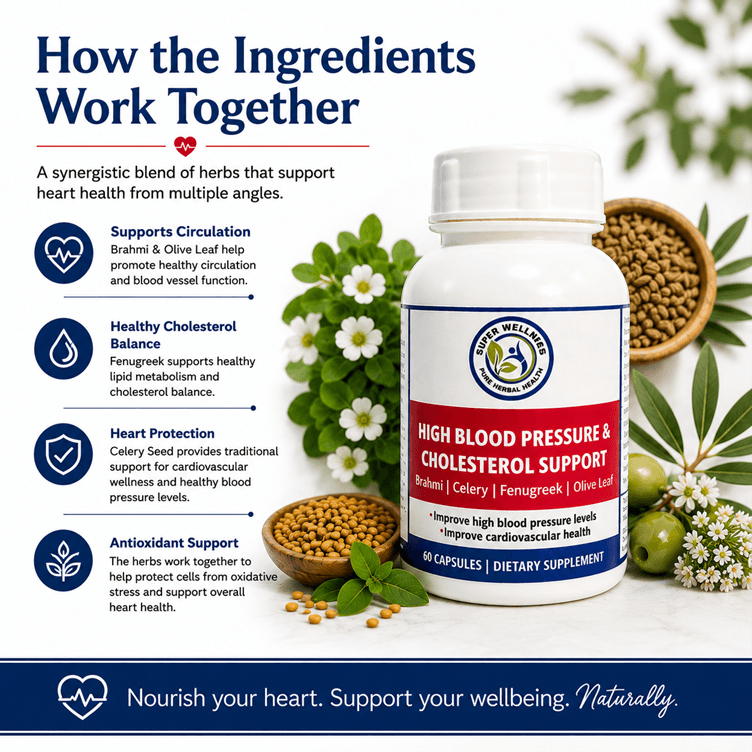 Super Wellness - High Blood Pressure & Cholesterol Support - Image 2