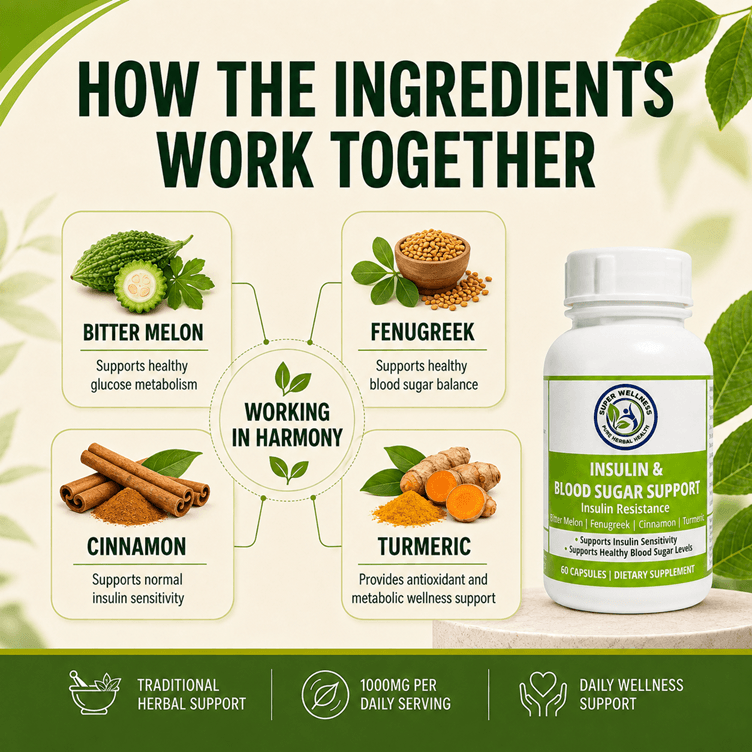 Super Wellness Insulin & Blood Sugar Support - Image 2