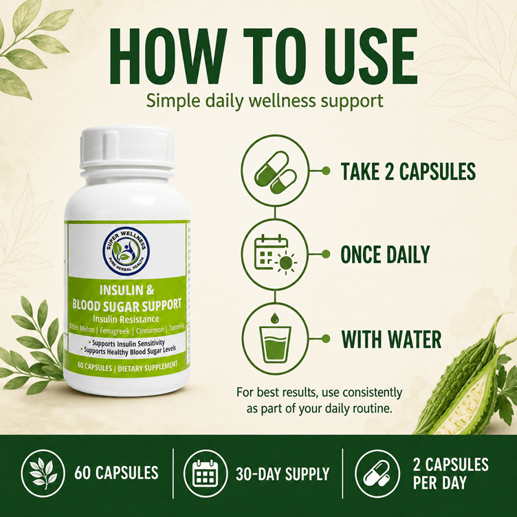 Super Wellness Insulin & Blood Sugar Support - Image 3