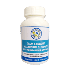 Super Wellness Calm & Relaxed Supplement with Magnesium Glycinate